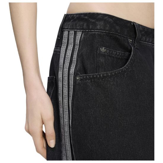 Adidas Γυναικείο παντελόνι High Rise Barrel Leg Denim Pants
